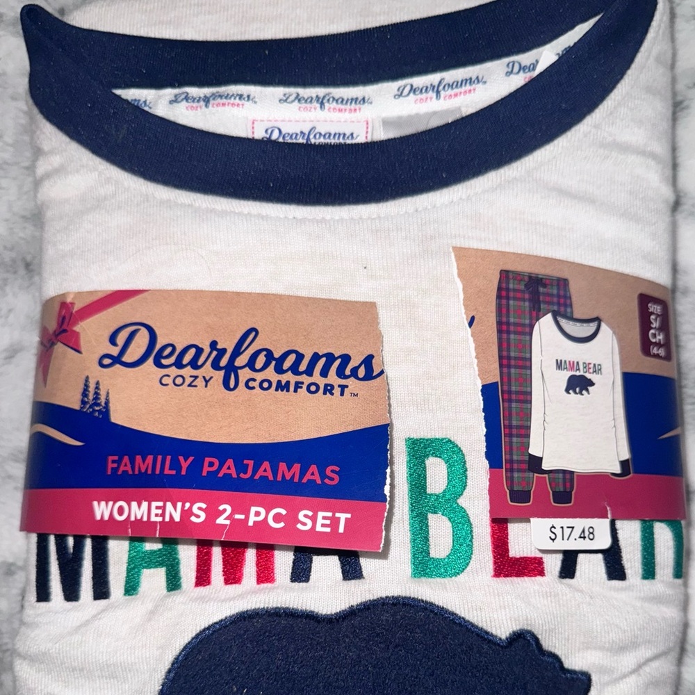 Dearfoams Adult Pajamas - Mama Bear